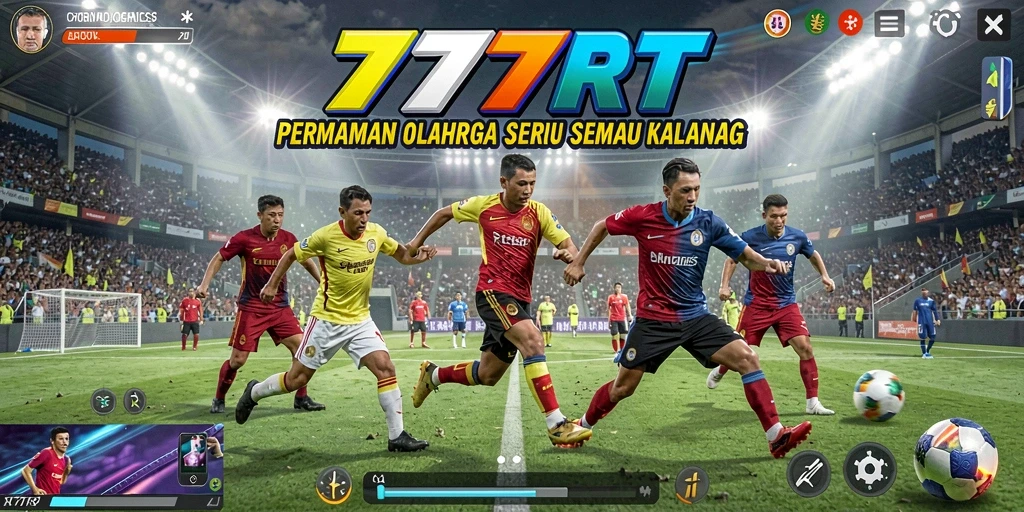 Tampilan mendebarkan saat bermain <strong>777RT</strong> dengan grafis olahraga terbaik.