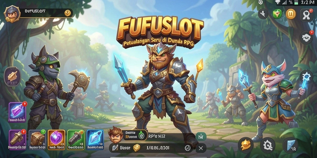 Tangkapan layar FUFUSLOT menampilkan aksi pertempuran yang mendebarkan.