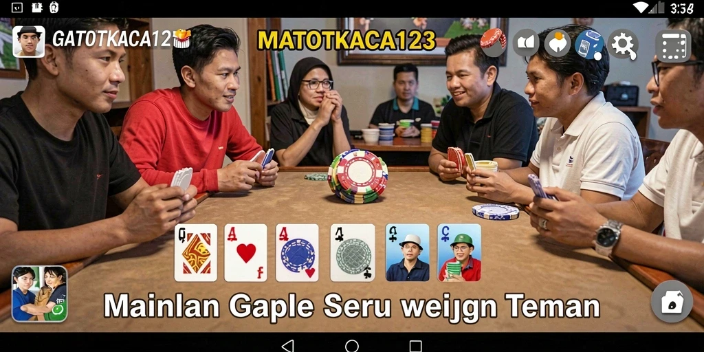Menampilkan gameplay seru GATOTKACA123 dengan teman-teman.