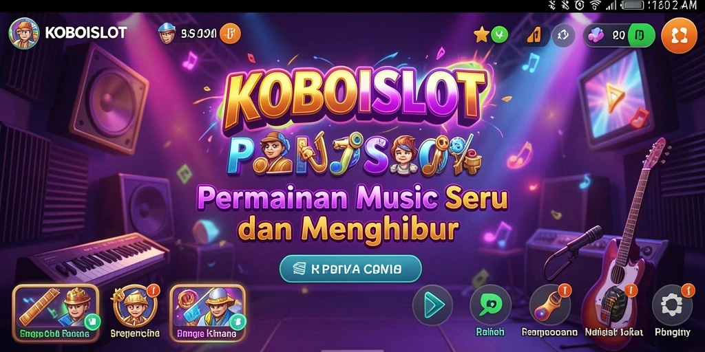 Tampilan gameplay KOBOISLOT yang seru dan interaktif.