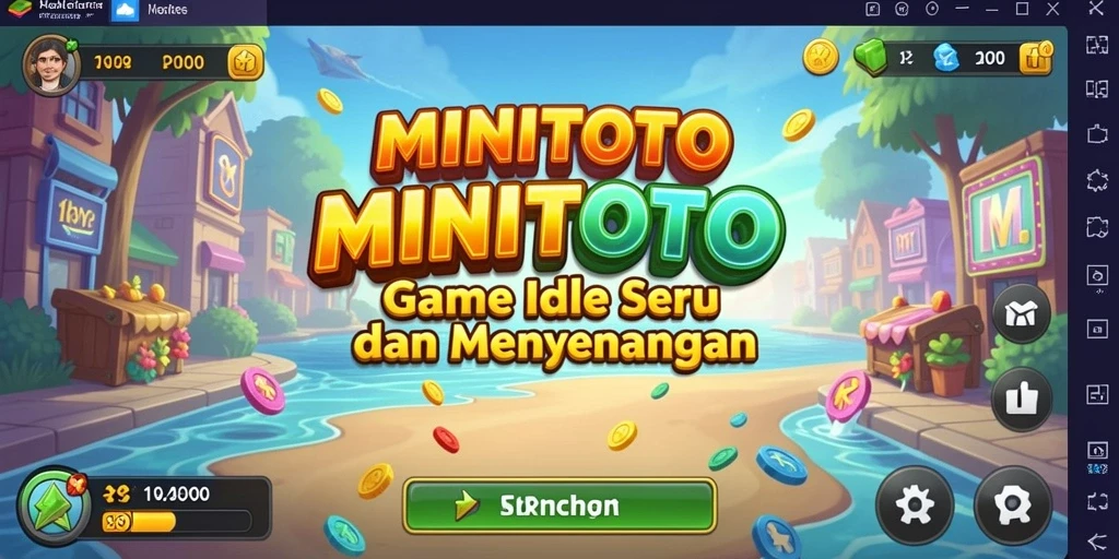 Tampilan gameplay MINITOTO yang menarik dalam genre Idle.
