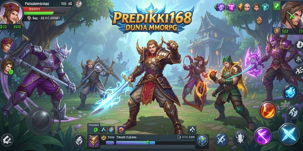 Tampilan gameplay seru dalam PREDIKSI168 yang penuh petualangan MMORPG.