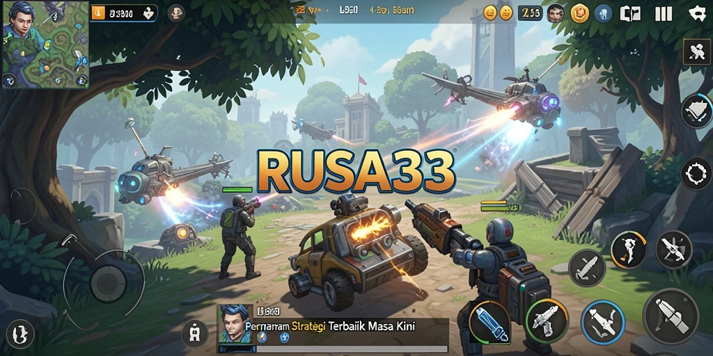 Gameplay RUSA33 yang penuh strategi dan aksi mendebarkan.