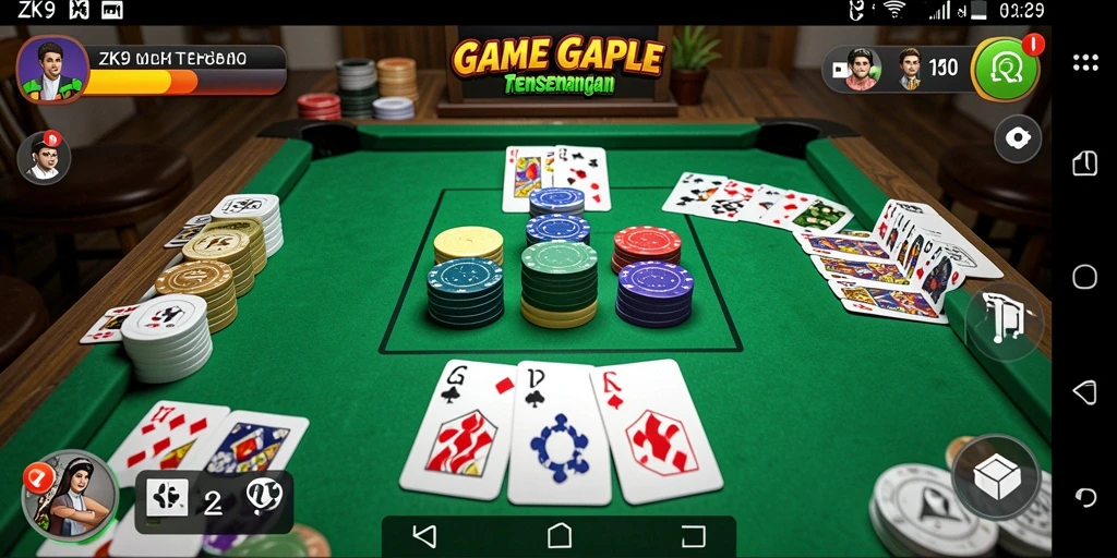 Tampilan gameplay ZK9 yang seru dan interaktif